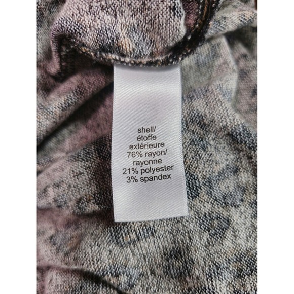 Maurices Leopard Print Lightweight Cardigan Long Sleeve Open Front Size Small - Picture 5 of 6